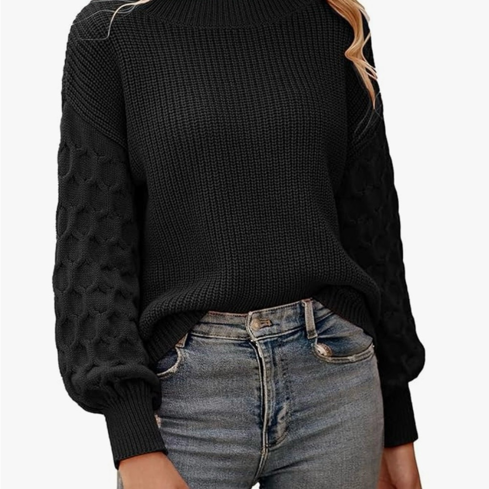 Chic Black Women's Sweater
